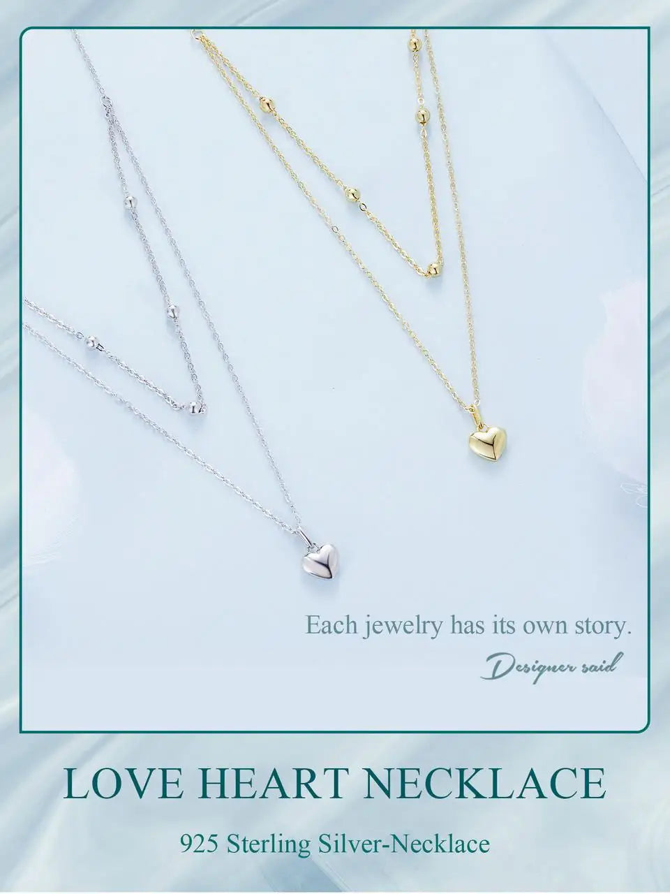 Chic Heart Charm necklace