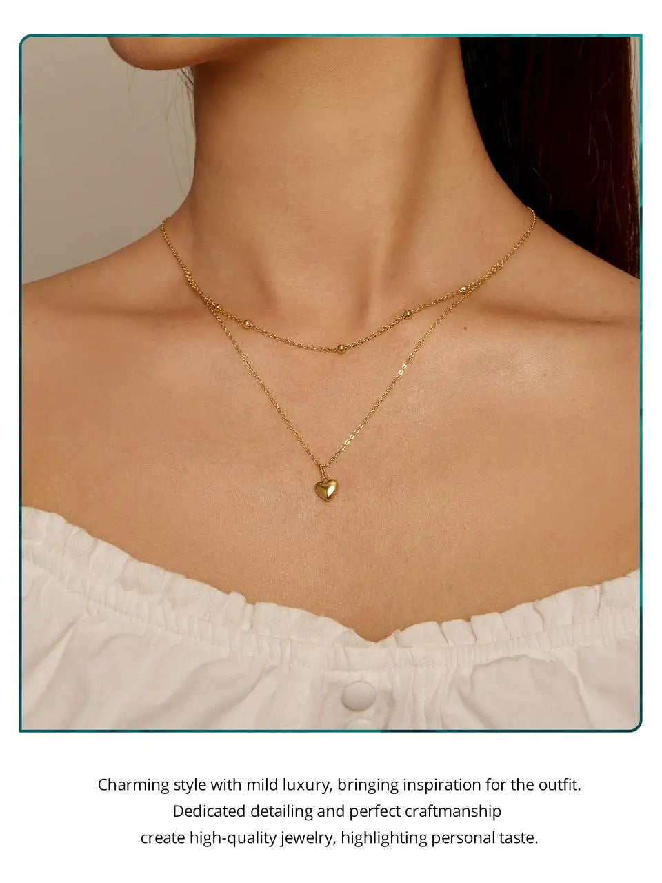 Chic Heart Charm necklace