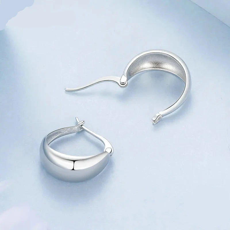 Dainty Water Drop Hoops